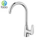 FAAO  brass material single handle hot and cold  kitchen faucet