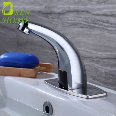 Automatic Basin Faucet Ceiling Mounted Brass Toilet Faucet